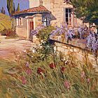 Philip Craig Famous Paintings - Wisteria Wall